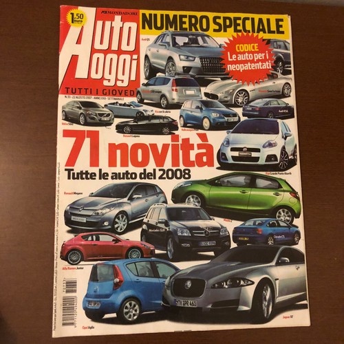Auto oggi agosto 2007 alfa - auto,