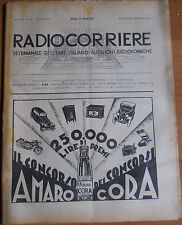 RADIOCORRIERE EIAR 1932 - VIII