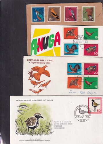 Germany bird fdc - fdc, scelta