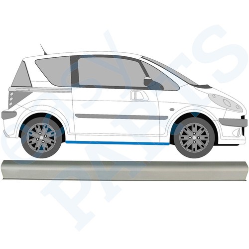 Peugeot 1007 2005 - -2009, tôle