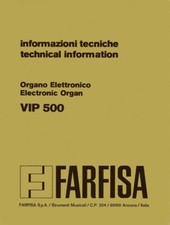 FARFISA VIP500 Service Manual Schematic Diagram Schaltplan Schema VIP-500 - PDF