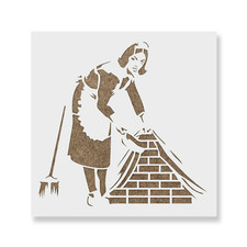 Maid Banksy Stencil - Banksy