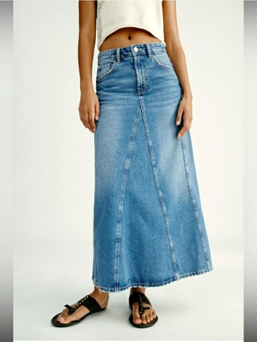 Maxi gonna denim zara - maxi,