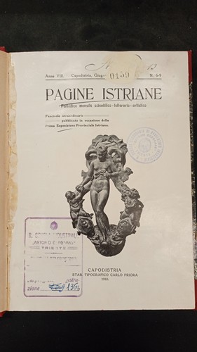 Pagine istriane 1910 - pagine,