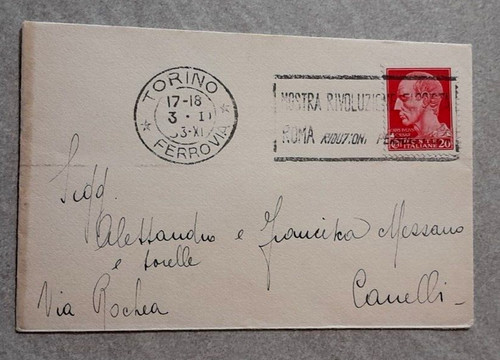 1933 storia postale regno