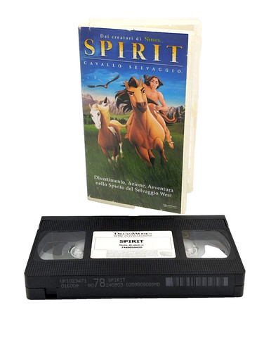 Vhs spirit cavallo selvaggio - spirit,
