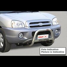 Bull Bar protezione anteriore inox lucido 60mm Hyundai Galloper dal 1998