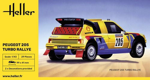 Kit modellino heller peugeot - modellino,