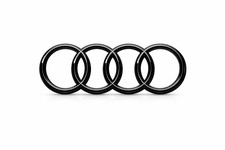 Logo Audi 177mm Nero Lucido