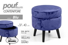 Pouf contenitore poggiapiedi - pouf,