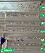 profili in gesso stucchi cornici decori parete per interni restauro fregi