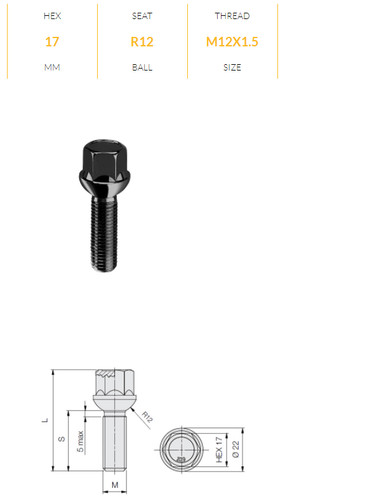B532b bullone ruote - b532b,