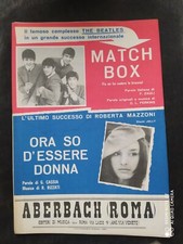 THE BEATLES "MATCH BOX" (TU MI FAI CADERE LE BRACCIA) - ROBERTA MAZZONI "ORA SO 