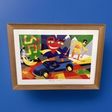 ? UGO NESPOLO serigrafia + cornice 55x40 cm
