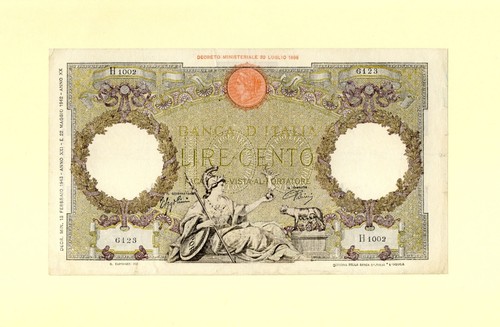 Italia italy 100 lire cento - 100,