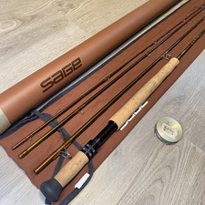 Canna da pesca a mosca Sage SLT 5120-4 Graphite IIIe 5wt 12'0" con calzino e tubo