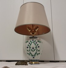 Lampada da tavolo Manifattura Artistica Le Porcellane anni 90, dipinta a mano.
