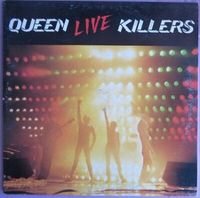 QUEEN - LIVE KILLERS  - VINYL LP - ITALY 1979 VG++/EX+