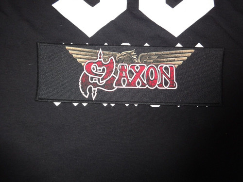 Saxon back patch strip - patch,
