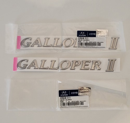 Galloper hyundai emblèmes - galloper,