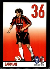cartolina postcard Calcio Milan 2007-08 - Darmian