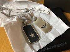 Collana uomo Emporio Armani acciaio inox argento 52 cm - EGS2675040