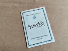 Eberhard & Co. Rare warranty booklet blank Scafograf Contograf Scientigraf 1978