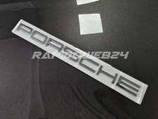 LOGO SCRITTA PORSCHE ARGENTO