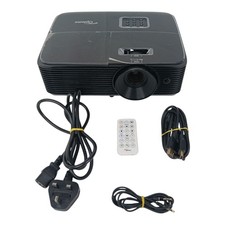 Optoma Proiettore DLP HDMI VGA Completo 3D Home Theater Portatile Nero Telecomando