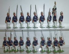 19 figurine di latta Heyde 