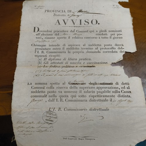 Avviso per elezione medico - elezione,