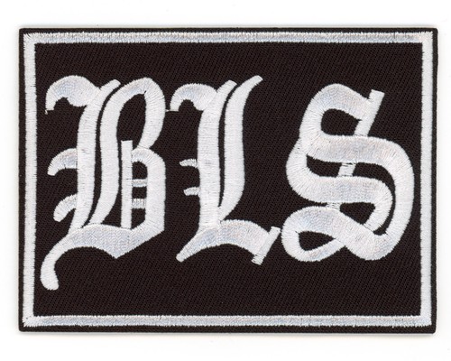 Patch logo black label society - black,