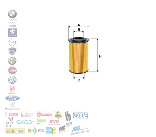 Filtro olio mercedes classe - olio,