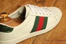 Gucci Ace Crocodile bianco