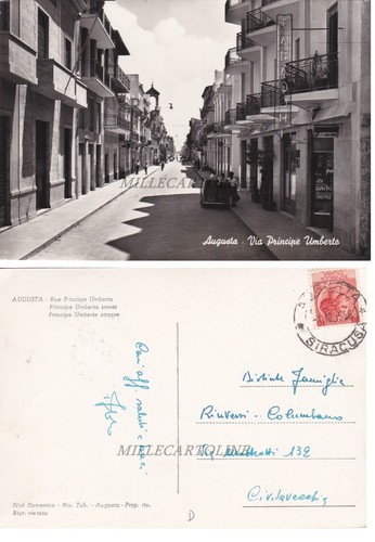 Augusta via principe - augusta:, umberto