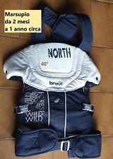 Marsupio Brevi Koala blu e bianco  età da 2 mesi a 1 anno circa 