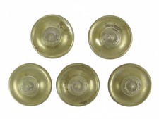 5 MEDAGLIONI IN BRONZO DORATO