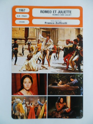 Carte fiche cinema 1967 romeo - 1967,