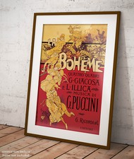 Poster puccini la - puccini, boheme