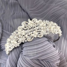 Tiara cristallo swarovski - cristallo,