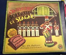 COLLANA ROSA D'ORO FAVOLA L' INTREPIDO SOLDATINO DI STAGNO ANNI '40 50