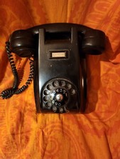 Telefono ERICSSON da parete a Disco colore Nero Anni '50, ottime condizioni 