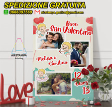 STAMPA SU TELA FOTO PERSONALIZZATA PANNELLO DA PARETE CON TELAIO IN LEGNO