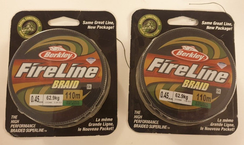 2xnew berkley fireline 8xtreid - berkley,