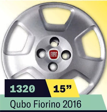 KIT SERIE 4 COPRICERCHI COPPE RUOTA 15" PER FIAT QUBO / FIORINO 2016 16 COD 1320