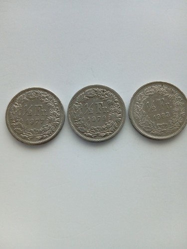 Svizzera 2 fr 1977 - fr.,