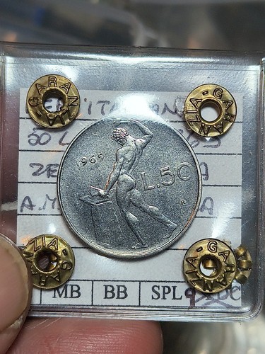 Fdc repubblica moneta lire - moneta,