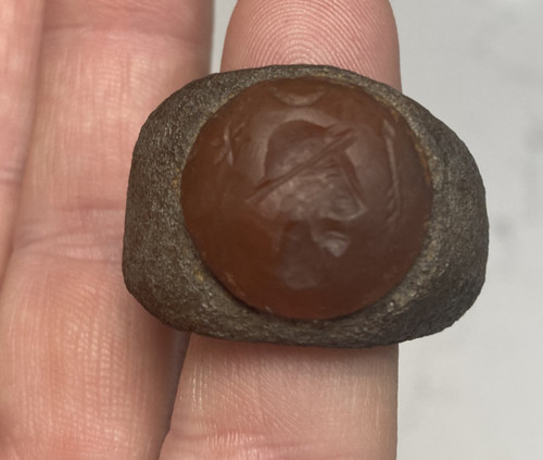 Anello antico stile bizantino