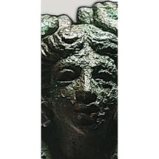 Statuina maschile forma etrusca (520-510 secolo a.C.) antica collezione Francia 