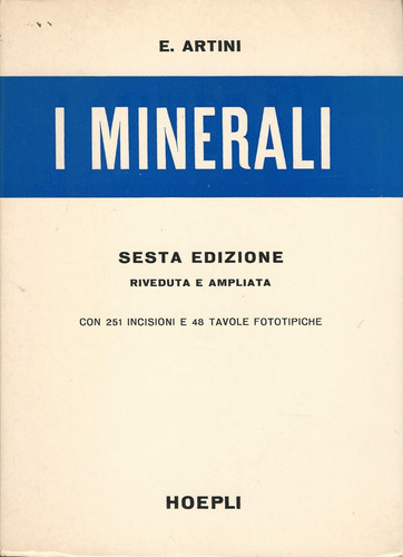 Minerali ettore artini ed - minerali,